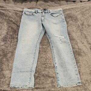 GAP Men's Slim Jeans in Light Blue Size 34